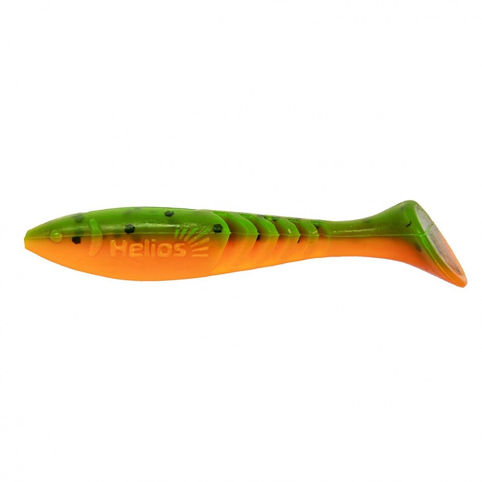 Виброхвост Helios Slash 2,64"/6,7 см, цвет Pepper Green & Orange 10 шт HS-19-018 , 